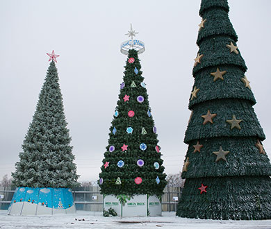 Каркасные ёлки в Саратове